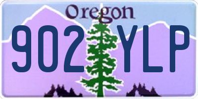 OR license plate 902YLP