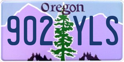 OR license plate 902YLS