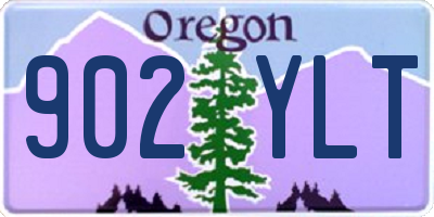 OR license plate 902YLT