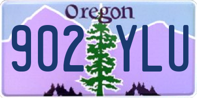 OR license plate 902YLU