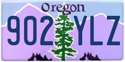 OR license plate 902YLZ