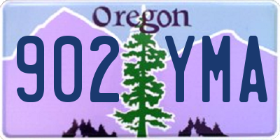 OR license plate 902YMA
