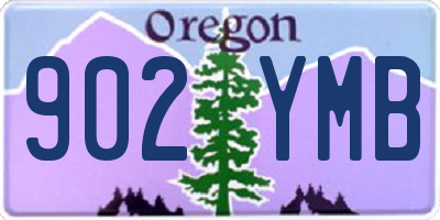 OR license plate 902YMB