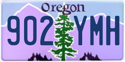 OR license plate 902YMH