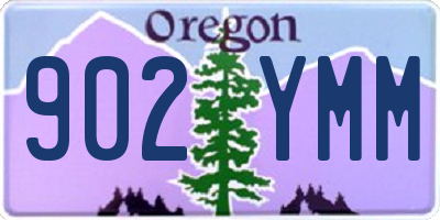 OR license plate 902YMM