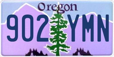 OR license plate 902YMN