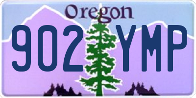 OR license plate 902YMP