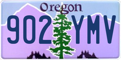 OR license plate 902YMV