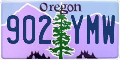 OR license plate 902YMW