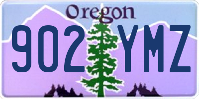 OR license plate 902YMZ