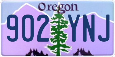 OR license plate 902YNJ