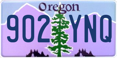 OR license plate 902YNQ
