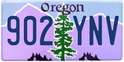 OR license plate 902YNV