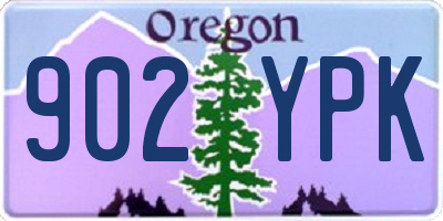 OR license plate 902YPK