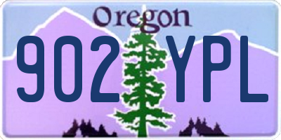 OR license plate 902YPL