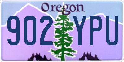 OR license plate 902YPU