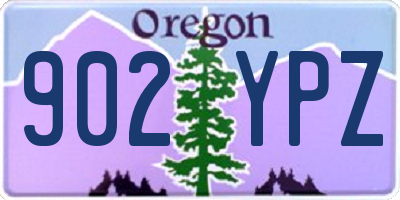 OR license plate 902YPZ