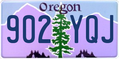 OR license plate 902YQJ