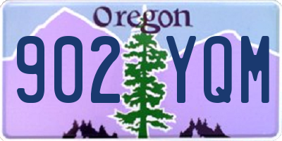 OR license plate 902YQM