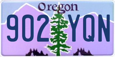 OR license plate 902YQN