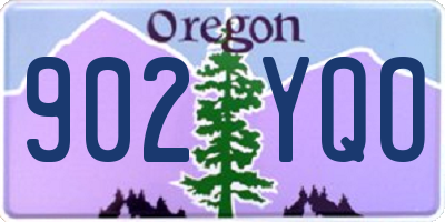 OR license plate 902YQO