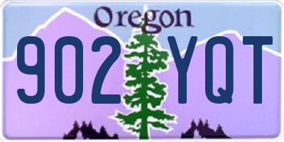 OR license plate 902YQT