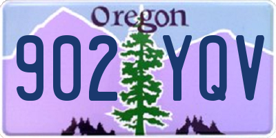 OR license plate 902YQV