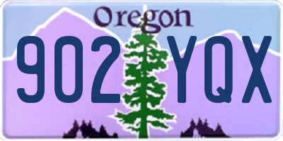 OR license plate 902YQX
