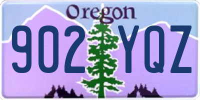 OR license plate 902YQZ