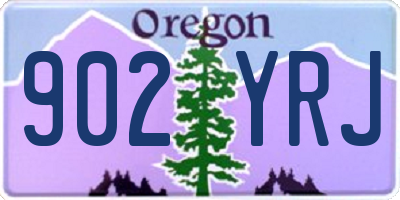 OR license plate 902YRJ