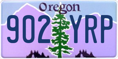 OR license plate 902YRP