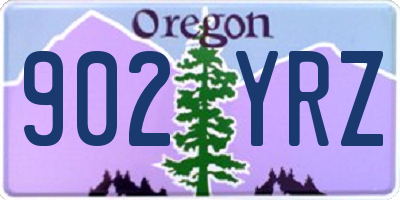 OR license plate 902YRZ