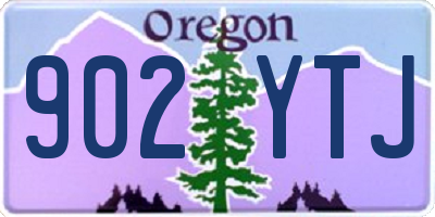 OR license plate 902YTJ