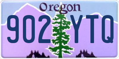 OR license plate 902YTQ