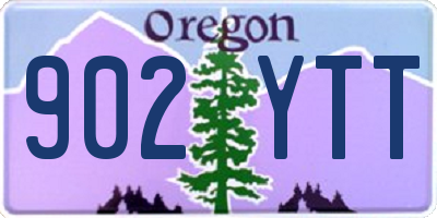 OR license plate 902YTT