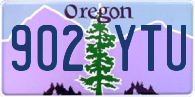 OR license plate 902YTU