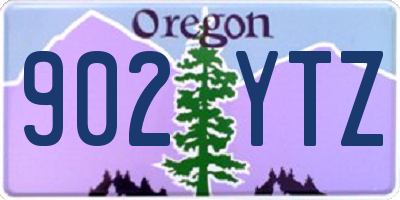 OR license plate 902YTZ