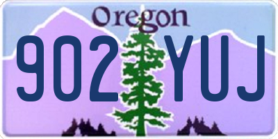 OR license plate 902YUJ