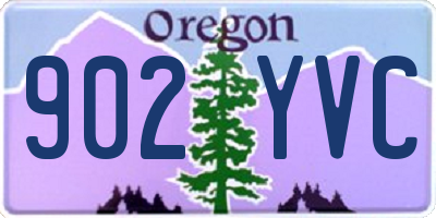 OR license plate 902YVC