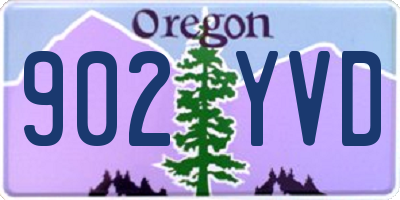 OR license plate 902YVD