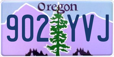 OR license plate 902YVJ