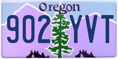OR license plate 902YVT