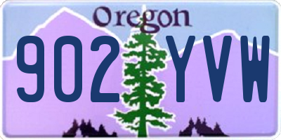 OR license plate 902YVW