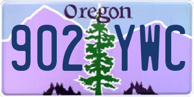OR license plate 902YWC