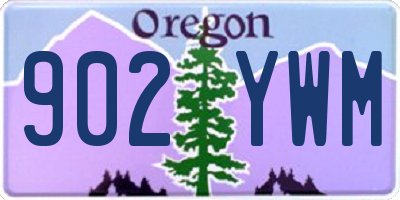 OR license plate 902YWM