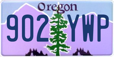 OR license plate 902YWP