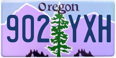 OR license plate 902YXH