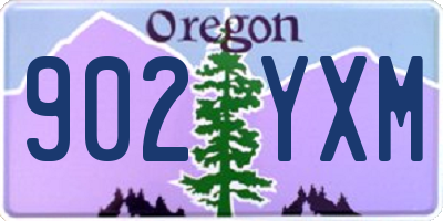 OR license plate 902YXM