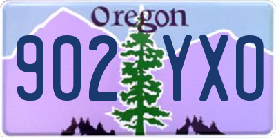 OR license plate 902YXO