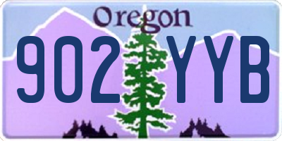 OR license plate 902YYB